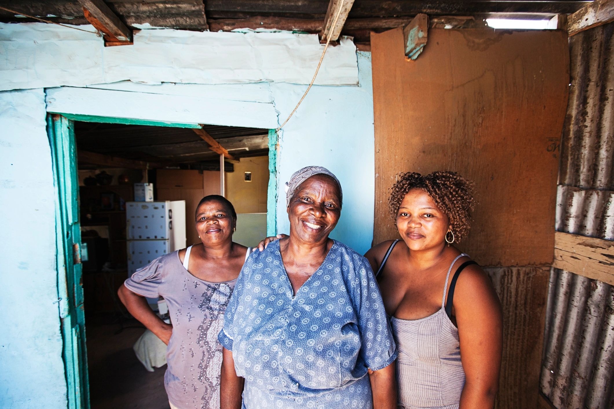 Women in a community in Ghana